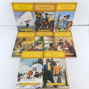 Junior Classics for Young Readers book bundle-Lot of 8 Literature (Paperback)